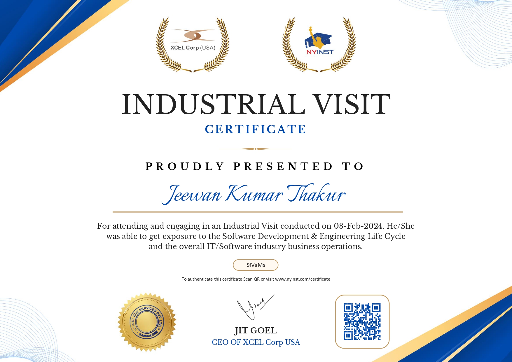 Certificate 9 Image